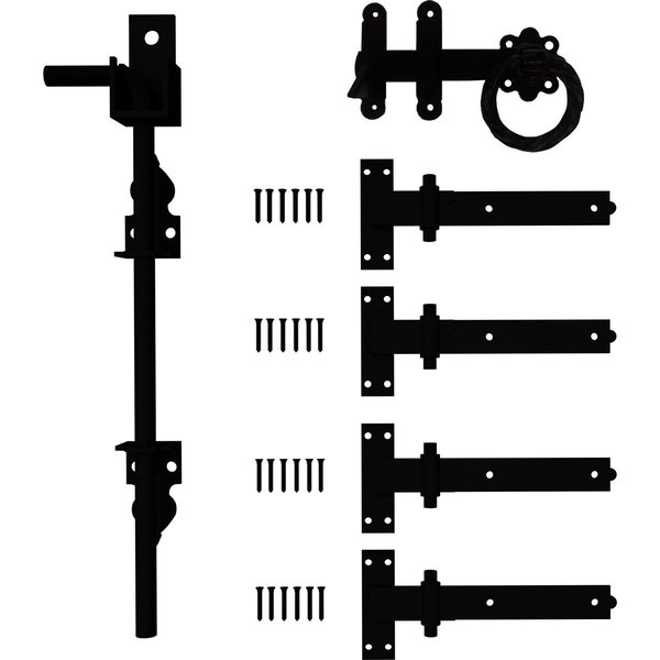 Ekena Millwork Gate Mounting Hardware Set for Providence Double Gate Application ECDGATEMNT